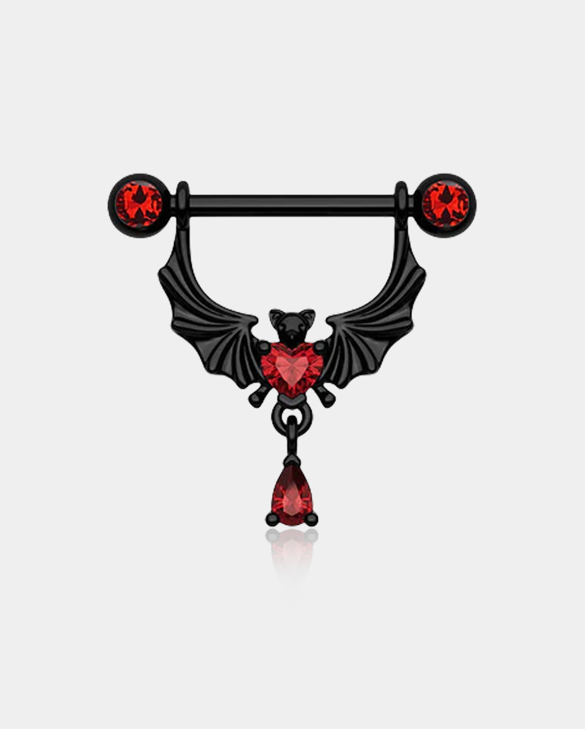 bat nipple rings