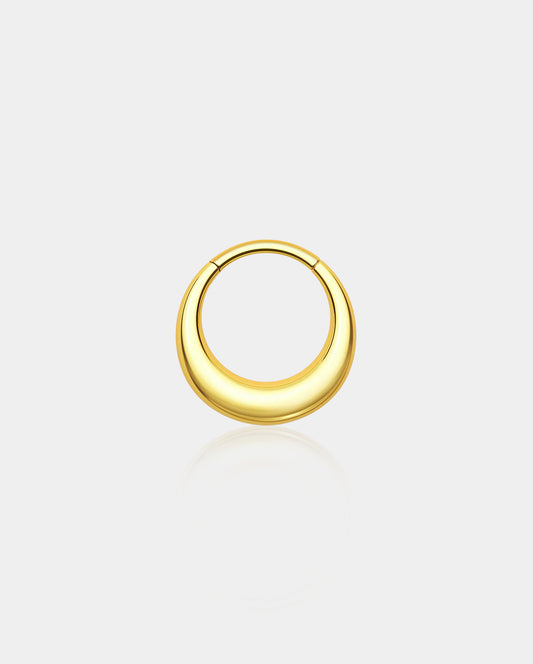 16G/14G Fake Gauged Hinged Segment Chunky Thick Septum Ring