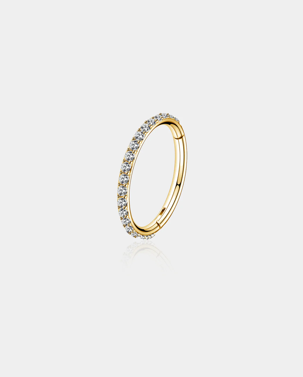 CZ Hinged Segment Nose Ring