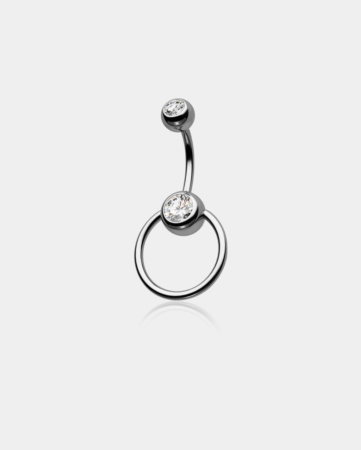 titanium dangle belly button rings