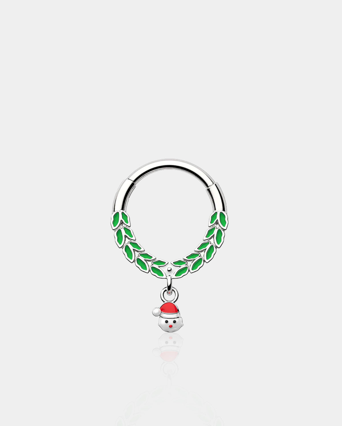 Christmas Santa Claus Daith Septum Ring