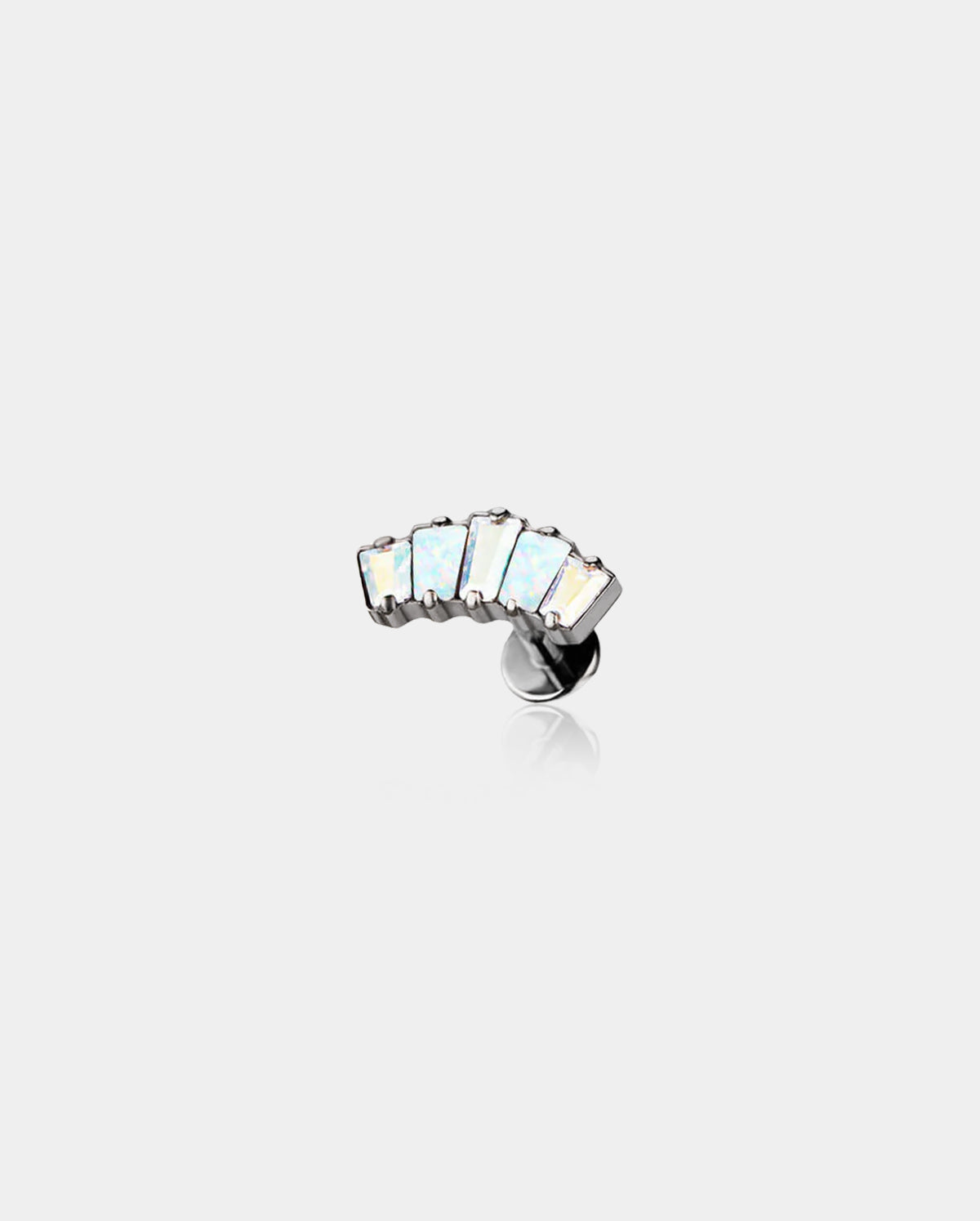 internally threaded titanium cartilage earrings