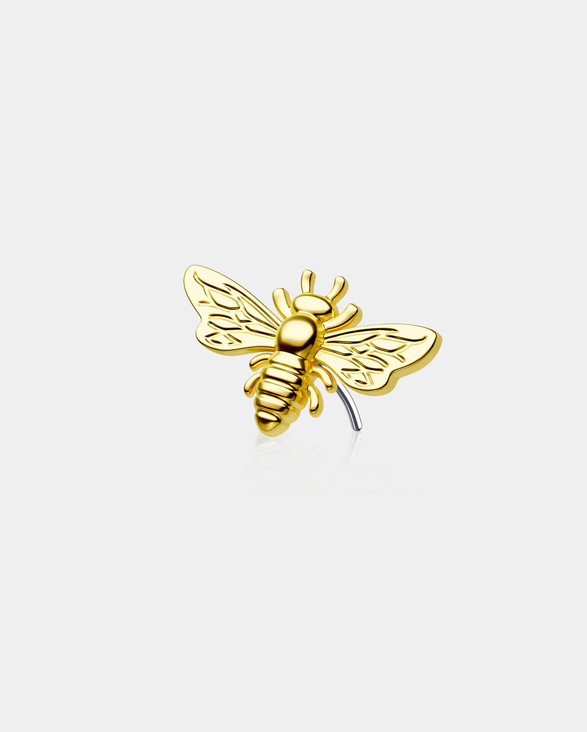 bee labret nose studs