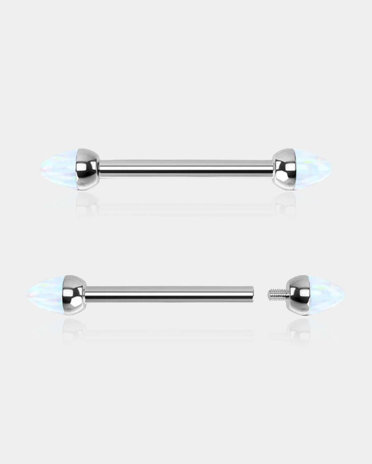 internally threaded nipple barbell