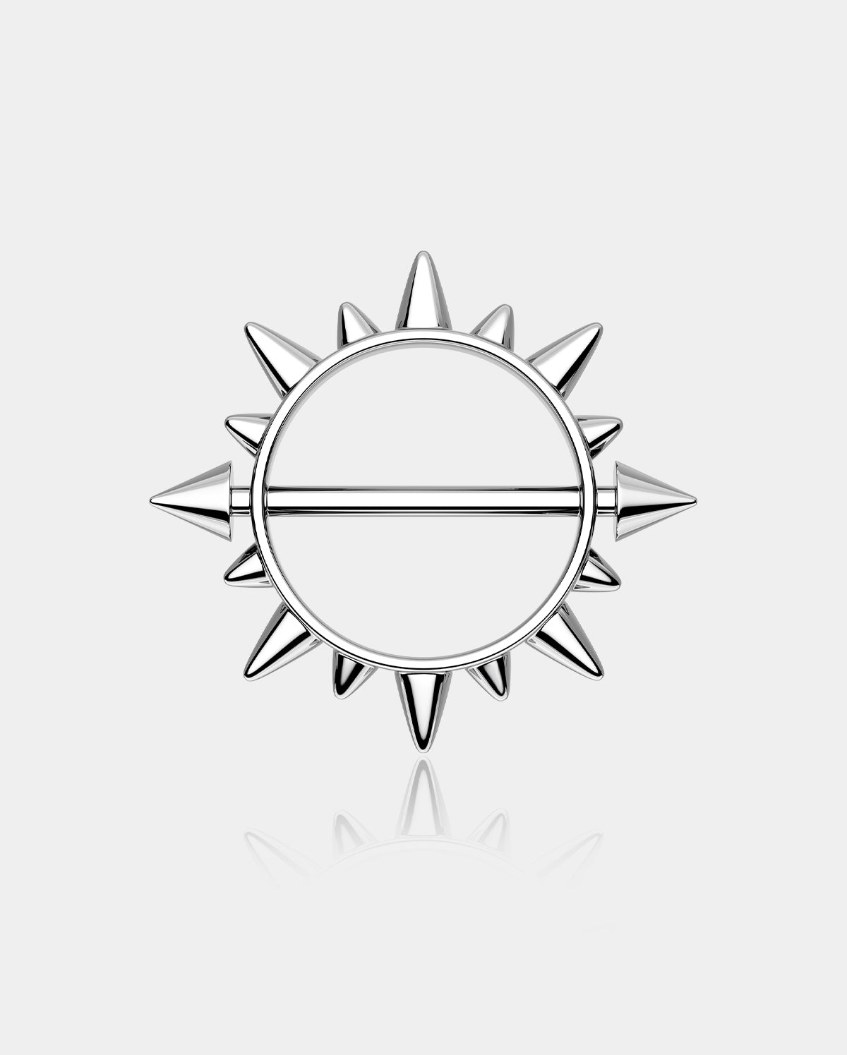 spiked nipple rings