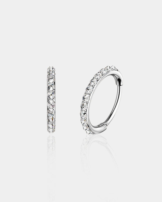 20G CZ Reverse Setting Nose Ring