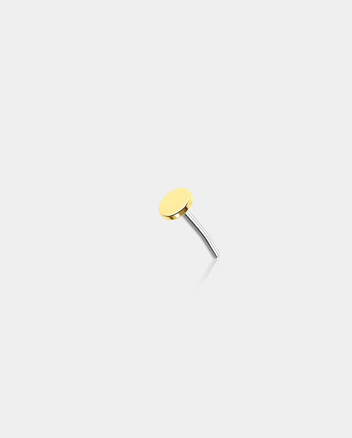gold flat back earrings for cartilage