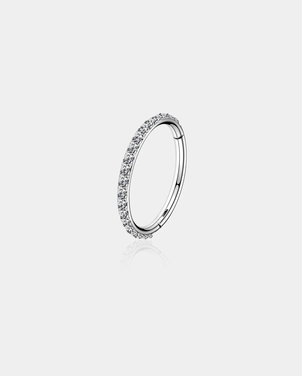 CZ Hinged Segment Nose Ring
