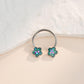 glitter flower septum ring