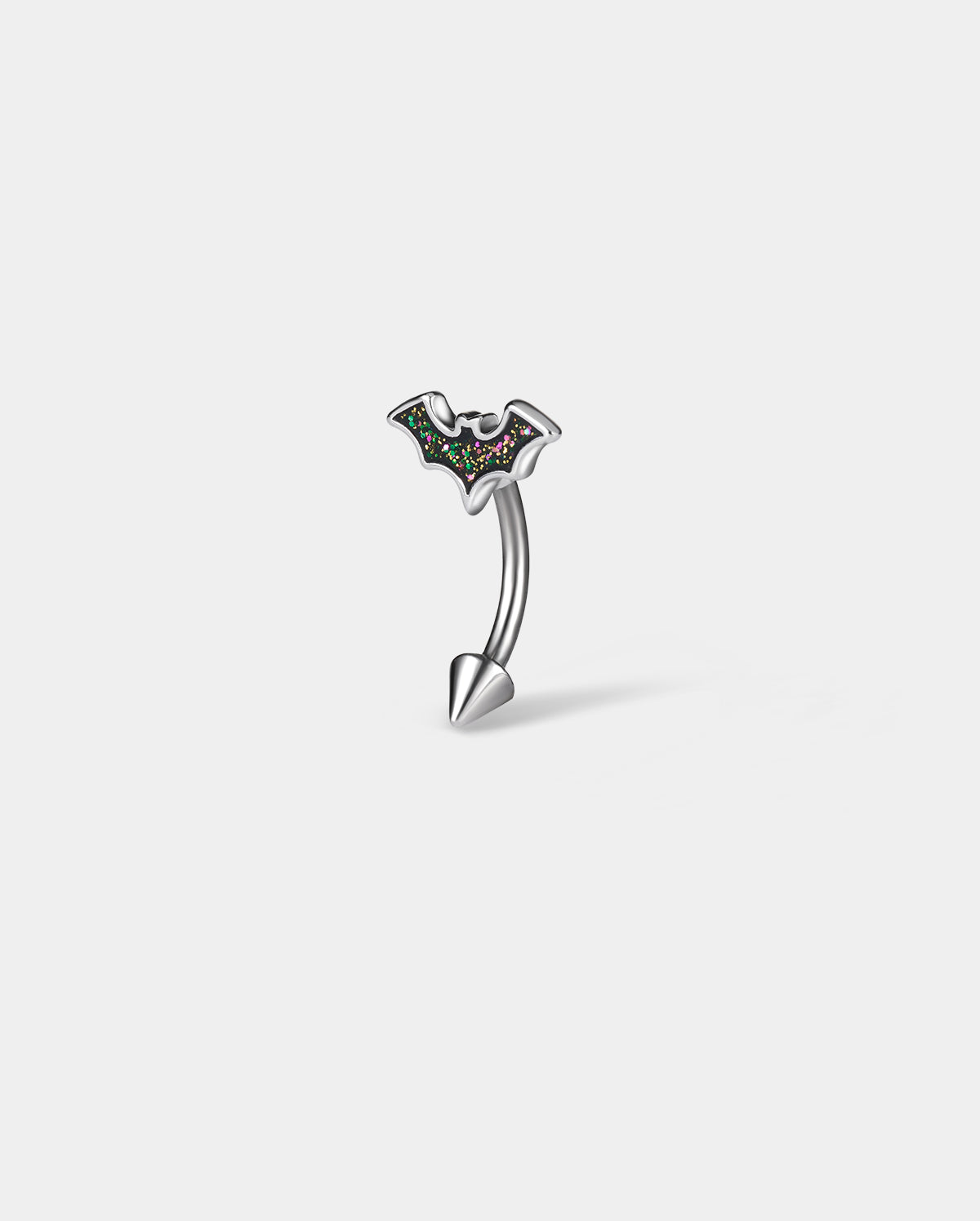 bat rook eyebrow curved barbell