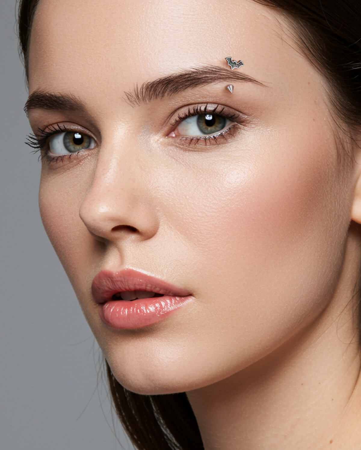 bat eyebrow piercing