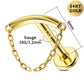 16g chain cartilage earrings 