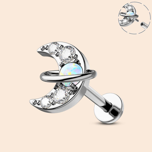 opal helix stud 