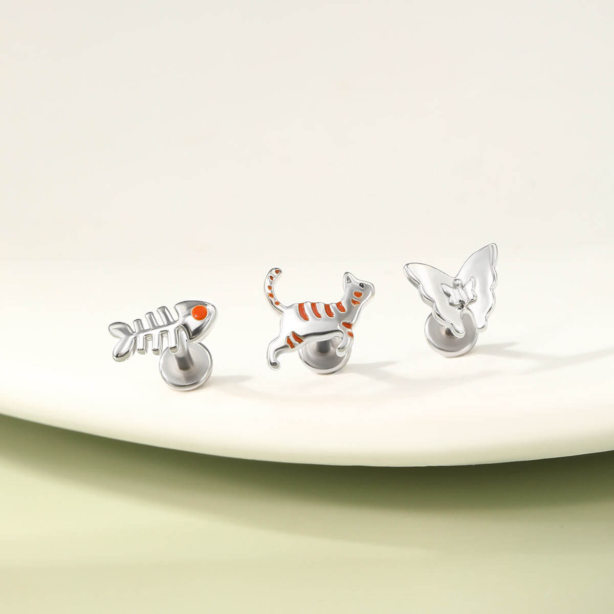 oufer butterfly cartilage stud pack