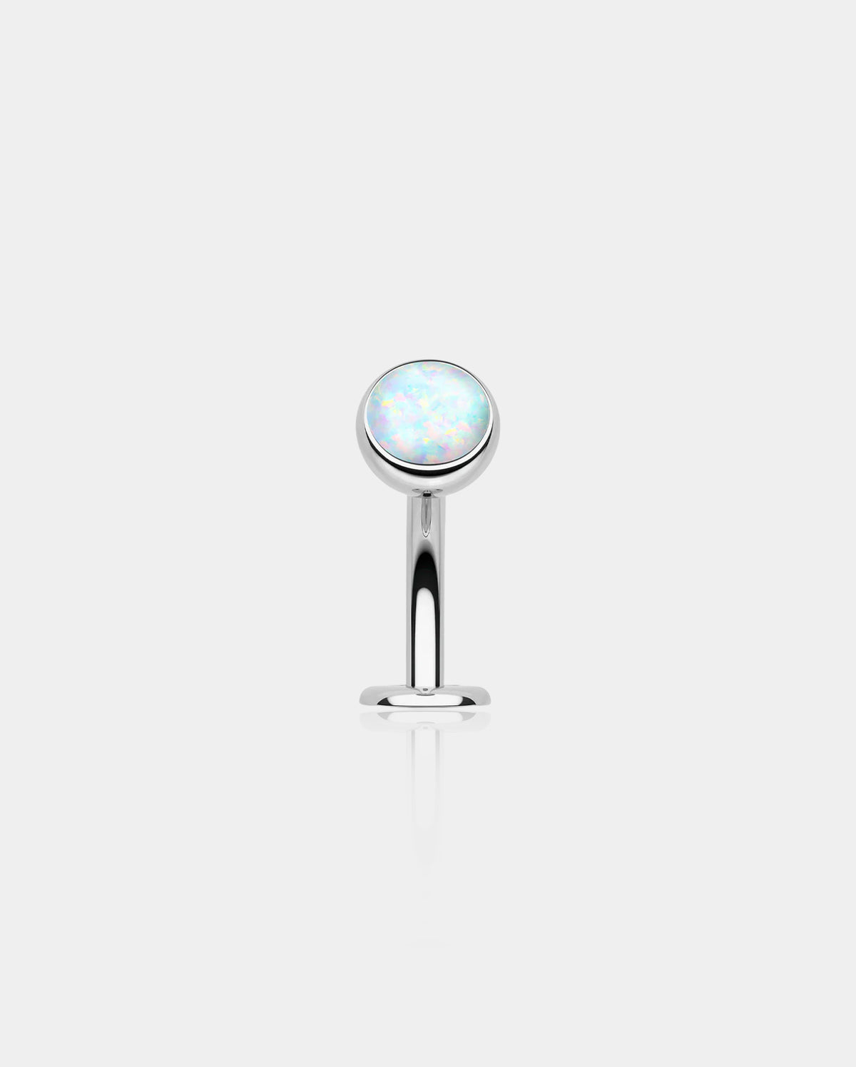 Floating Internally Threaded Titanium Belly Ring