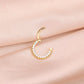 14k gold daith earrings clicker 