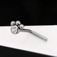 titanium nose piercing stud jewelry