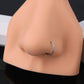C hoop titanium nose piercings